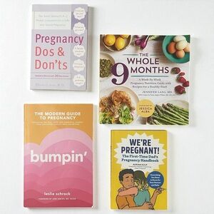 Pregnancy Book Bundle (Set of 4) – Nutrition, First-Time Dad, Dos & Don’ts, Mode